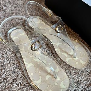 Coach Jelly Sandals Brand new never worn